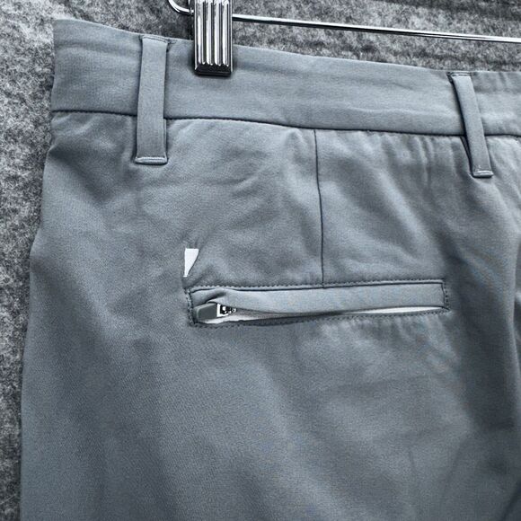 Primo Pants Men 34 Reg Performance Golf Jogger Stretch Tapered Zip Ankle Gray - Picture 8 of 9